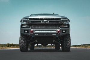 Chevrolet Silverado 1500 Bumper - Front - Body Armor 4x4 - Ambush Series - Black - `19-`21